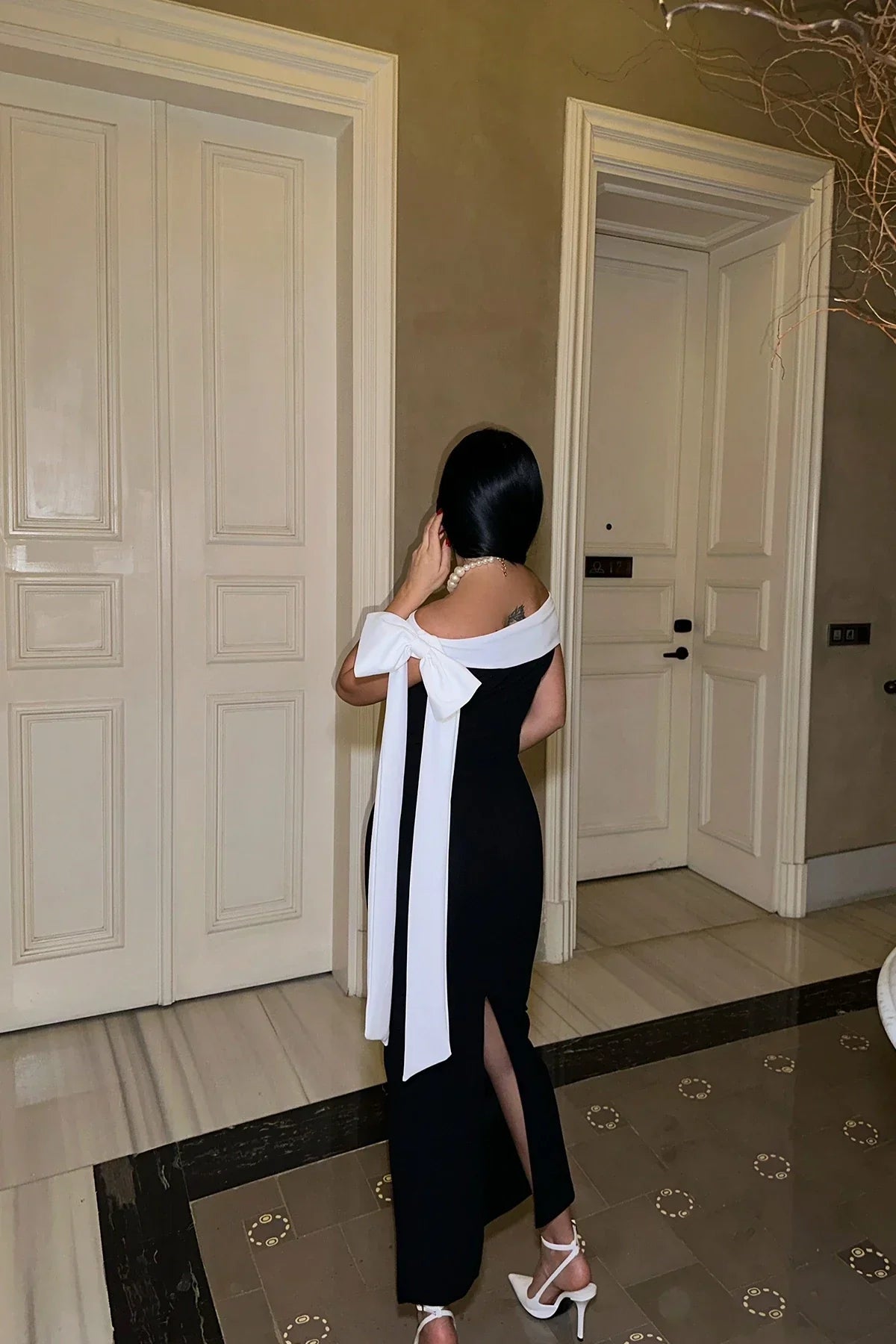 Brianna Double Color Dress