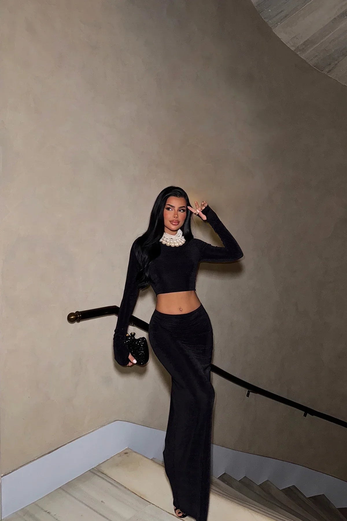 Black Skirt Suit