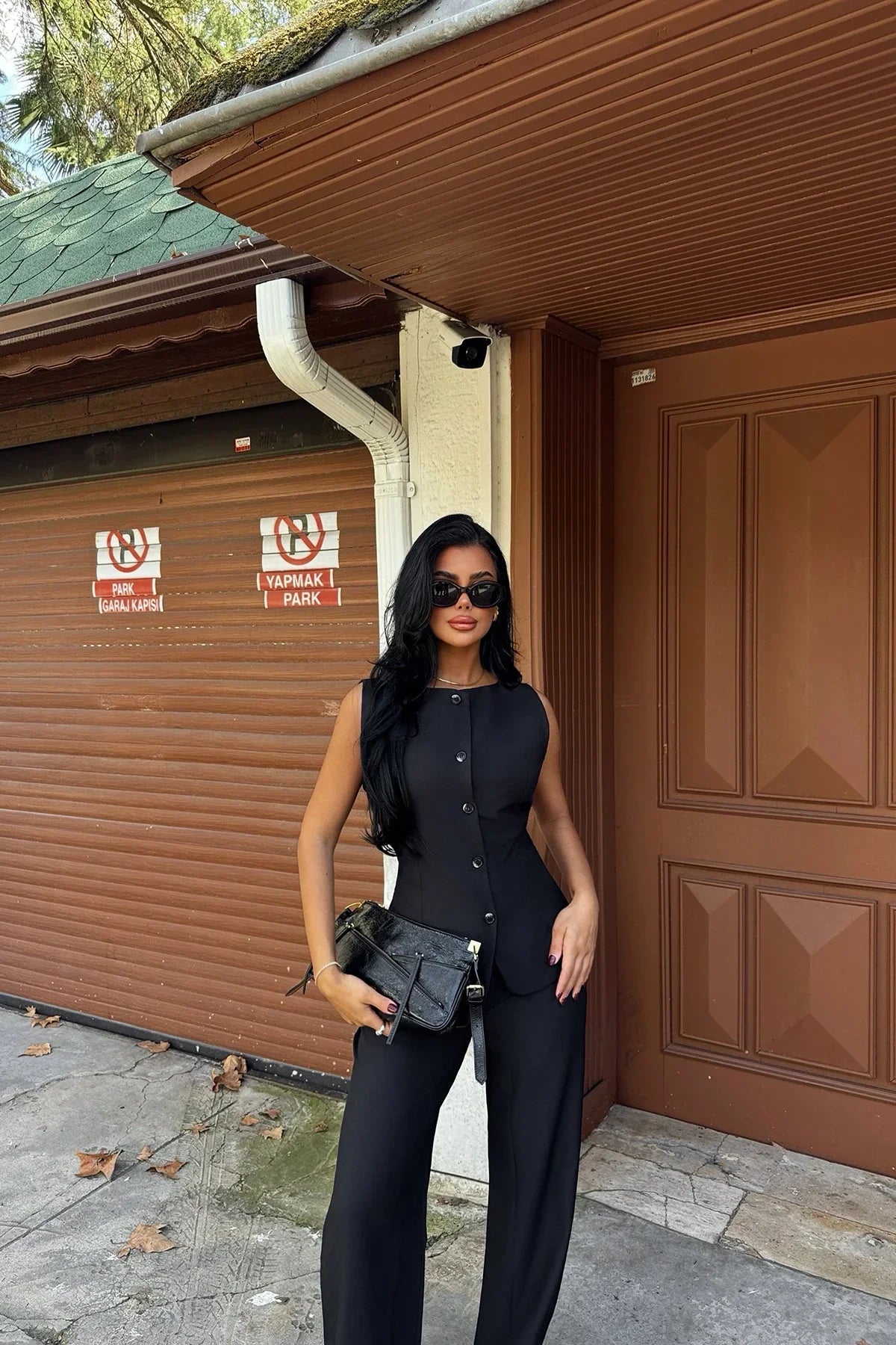 Black Trouser Suit